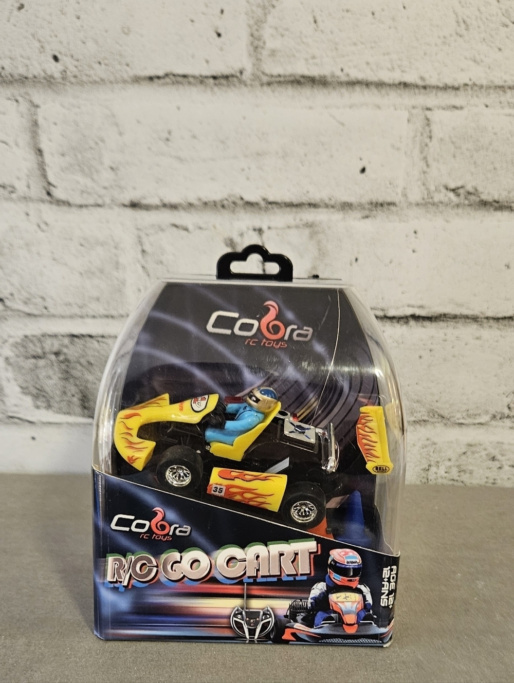 Cobra RC Go Kart Remote Control Car Yellow Race Kart NI